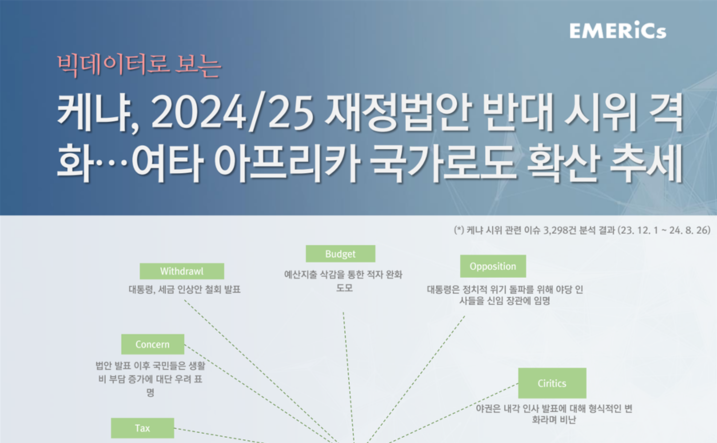 [월간정세변화] 케냐, 2024/25 재정법안 반대 시위 격화…여타 아프리카 국가로도 확산 추세